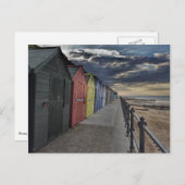 Mundesley Beach Huts Briefkaart (Voorkant / Achterkant)
