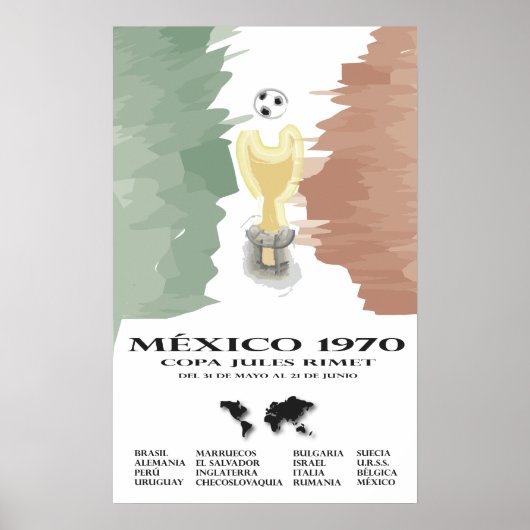 Mundial Mexico 70 Poster (Voorkant)