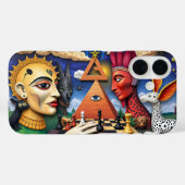 Mundo Surreal de Ulysses Case-Mate iPhone Case (Achterkant (horizontaal))