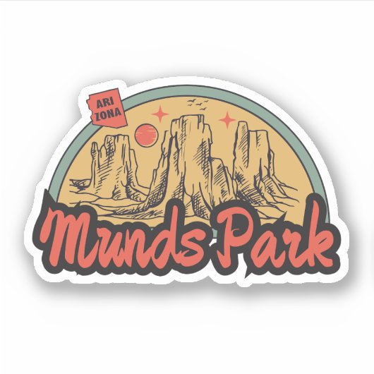 Munds Park, Arizona Sticker (Voorkant)