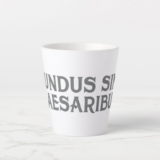 Mundus Sine Caesaribus Latte Mok (Voorkant)