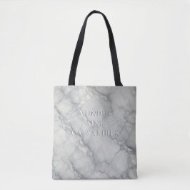 "Mundus sine caesaribus" Marmer Tote Bag