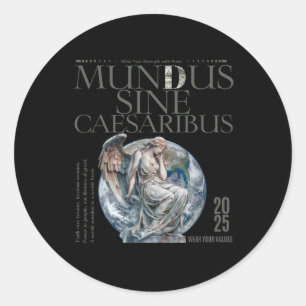 Mundus Sine Caesaribus ronde sticker