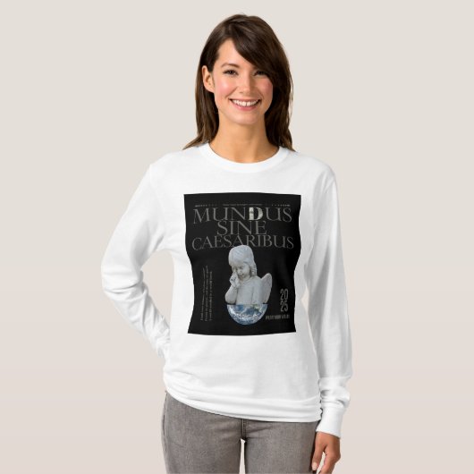 Mundus Sine Caesaribus T-shirt | Unieke kunst (Voorkant volledig)