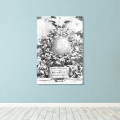 Mundus Subterraneus" door Athanasius Kircher Canvas Afdruk (Insitu (Houten vloer))