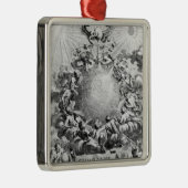 Mundus Subterraneus" door Athanasius Kircher Metalen Ornament (Rechts)