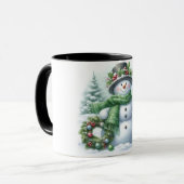Muñeco de nieve mok (Voorkant links)