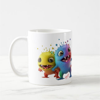 Muñeco monstruo divertido - AI Koffiemok