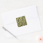 Mung Beans Vierkante Sticker (Envelop)