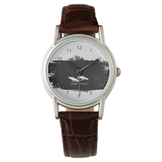 mungin en huggin Odin crows valhalla viking norse Horloge (Voorkant)