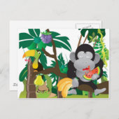 Mungle in het Oerwoud Briefkaart (Voorkant / Achterkant)