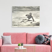 Mungo Park (1771-1806), aangemoedigd door het zich Canvas Afdruk (Insitu (Woonkamer))