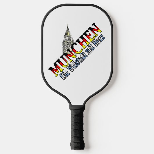 Munich Bavaria Duitsland Pickleball Paddle (Voorkant)