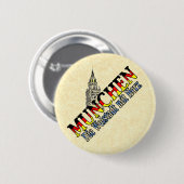 Munich Bavaria Duitsland Ronde Button 5,7 Cm (Voorkant /achterkant)