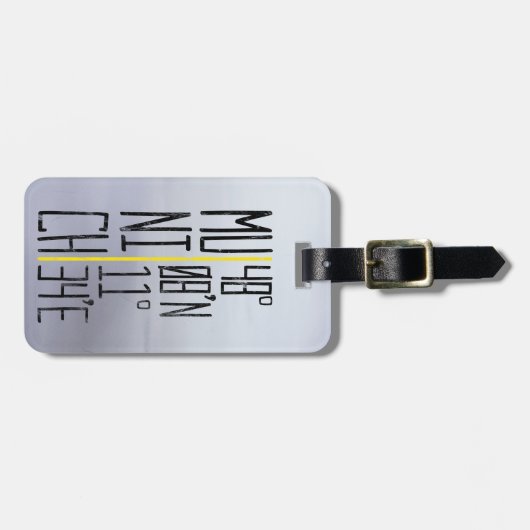 Munich Coordinates Bagagelabel, Duitsland Bagagelabel (Voorkant horizontaal)