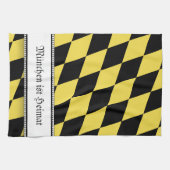 Munich Flag Towel Home Theedoek (Horizontaal)