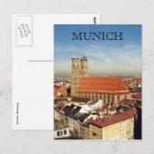 munich frauenkirche briefkaart (Voorkant / Achterkant)