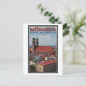 Munich Frauenkirche (Portrait) Briefkaart (Staand voorkant)