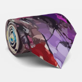 Munich German Urban Grunge Busy Street Scene Stropdas (Opgerold)