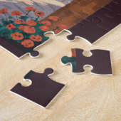 Munich Germany Bavaria Illustration Travel Art Legpuzzel (Zijkant)