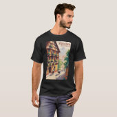 Munich Germany Bavaria Illustration Travel Art T-shirt (Voorkant volledig)