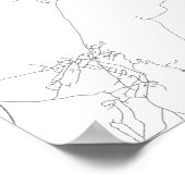 Munich, Germany (black on white) Poster (Hoek)