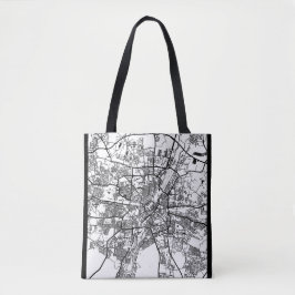 Munich Germany City Map Tote Bag