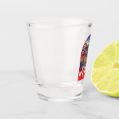 Munich Germany Travel Art Emblem Shot Glas (Links)