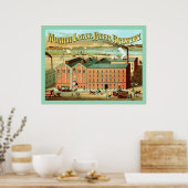 Munich Lager Beer Brewery ~  Adverteren Poster (Keuken)