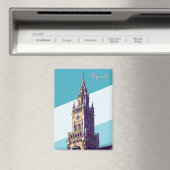 Munich Marienplatz Germany Magneet (Insitu (Vaatwasser))