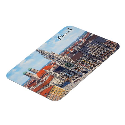 Munich Marienplatz Germany Magneet (Linkerzijde)