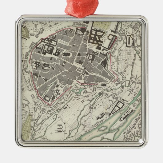 Munich Muenchen Metalen Ornament (Voorkant)
