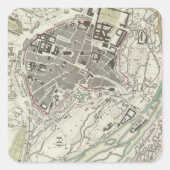 Munich Muenchen Vierkante Sticker (Voorkant)