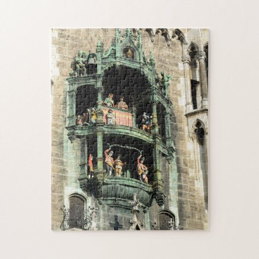 munich neues rathaus glockenspiel legpuzzel (Verticaal)