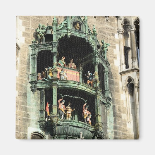 munich neues rathaus glockenspiel magneet (Voorkant)