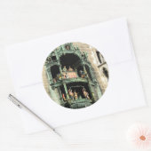 munich neues rathaus glockenspiel ronde sticker (Envelop)