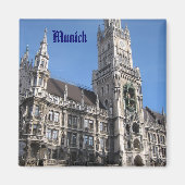 Munich Rathaus Magneet (Voorkant)