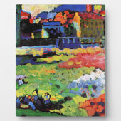 Munich-Schwabing with church St. Ursula Fotoplaat (Voorkant)