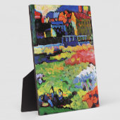 Munich-Schwabing with church St. Ursula Fotoplaat (Zijkant)