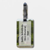 Münising Bay Michigan Lighthouse Easy ID Personal Bagagelabel (Achterkant verticaal)