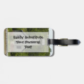 Münising Bay Michigan Lighthouse Easy ID Personal Bagagelabel (Achterkant horizontaal)