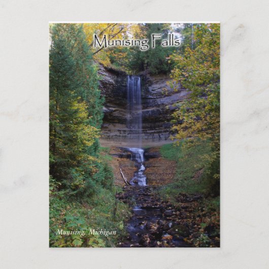 Munising Herfst Post Card Briefkaart (Voorkant)