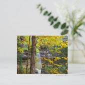 Munising-herfsten in de Herfst, Munising, Michigan Briefkaart (Staand voorkant)