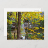 Munising-herfsten in de Herfst, Munising, Michigan Briefkaart (Voorkant / Achterkant)