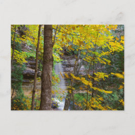 Munising-herfsten in de Herfst, Munising, Michigan Briefkaart