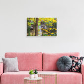 Munising-herfsten in de Herfst, Munising, Michigan Canvas Afdruk (Insitu (Woonkamer))