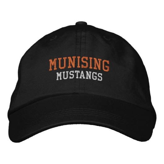 Munising High School Geborduurde Honkbal Hoed Pet (Voorkant)