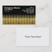 Munitie tegen zwarte achtergrond visitekaartje (Voorkant / Achterkant)