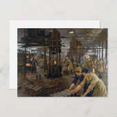 Munitions Girls 1918 in Factory World War 1 Briefkaart (Voorkant / Achterkant)