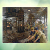 Munitions Girls 1918 in Factory World War 1 Raamsticker (Vel 3)